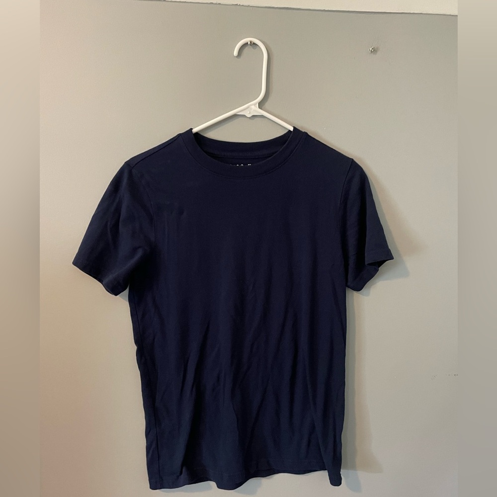 Cat & Jack Navy Blue Boys Short Sleeve Tee Shirt